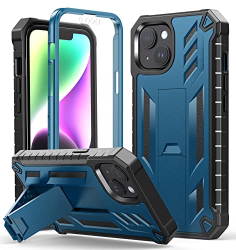 Coque iPhone 14 Plus FNTCASE antichoc noire avec béquille intégrée