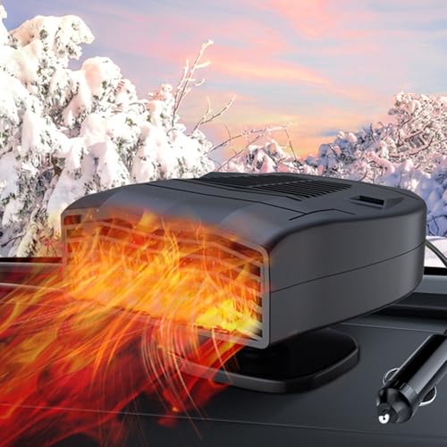 NEW Car Heater,Portable 12V Car Heaters & Defroster,Fast Heating & Cooling Fan,Plug In Car Heater...