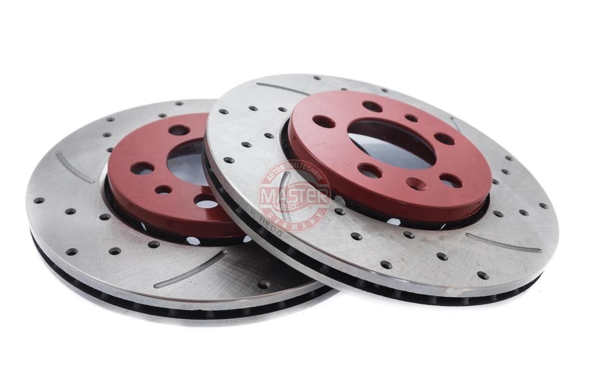 Bremsenset Vorne Belüftet Ø256mm - Bremsscheiben und Beläge Kompatibel mit VW Golf IV Schrägheck 1J1 POLO 9N Polo Schrägheck 6R1, 6C1, AUDI A3 Schrägheck 8L1, SKODA Fabia II Schrägheck