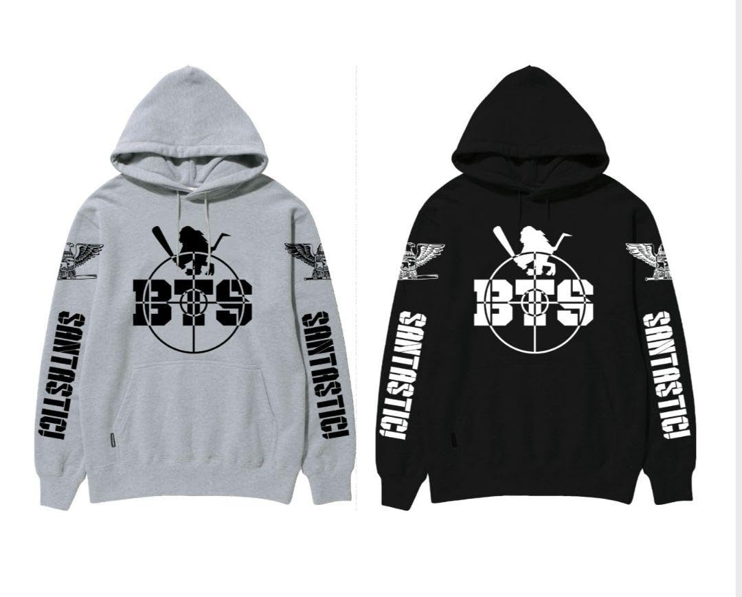 Amazon.co.jp: サンタスティック×BTSコラボパーカー黒Lサイズ2014希少 