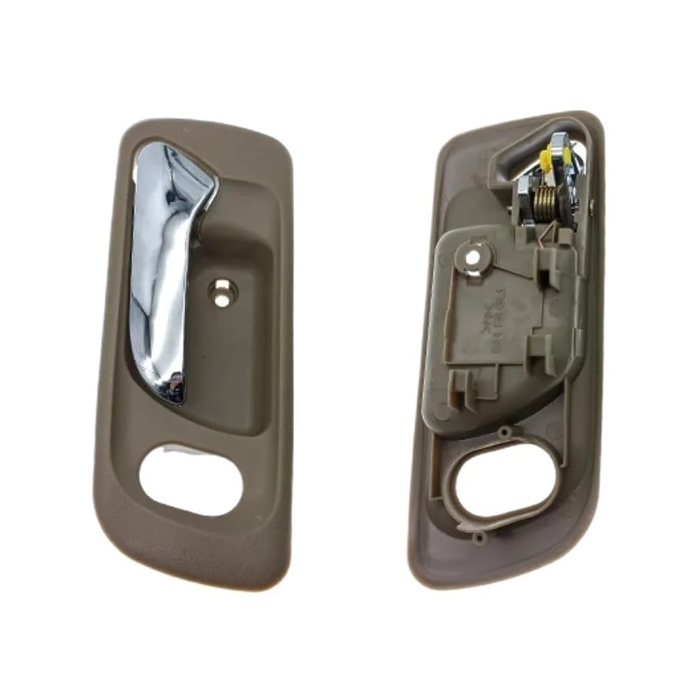 BIKKJBK Car Vehicle Door Handle Car-Styling Chroming Beige Car Interior Door Handle for Accord CG1 CG5 CF9 1998-2002 Inner