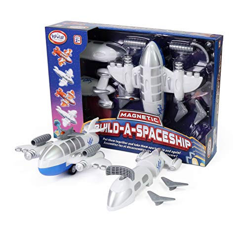 POPULAR PLAYTHINGS Magnetic Build-A-Spaceship Magnetic Toy Play Set POPULAR PLAYTHINGS Magnetic Build-A-Spaceship Magnetic Toy Play Set