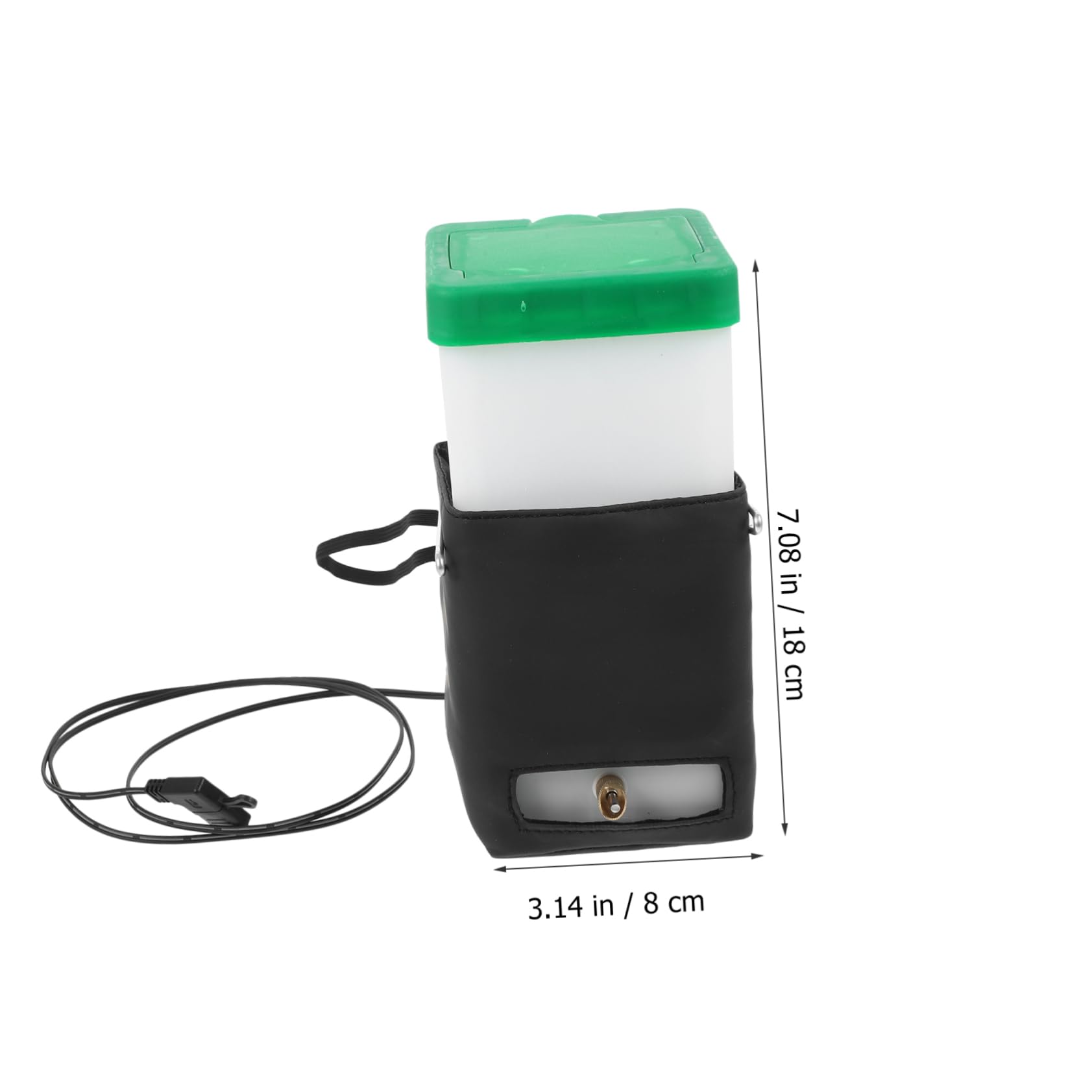 Toddmomy Water Bottle for Pets Heated Waterer Safety Design for Rabbit Hamster and Small Animals