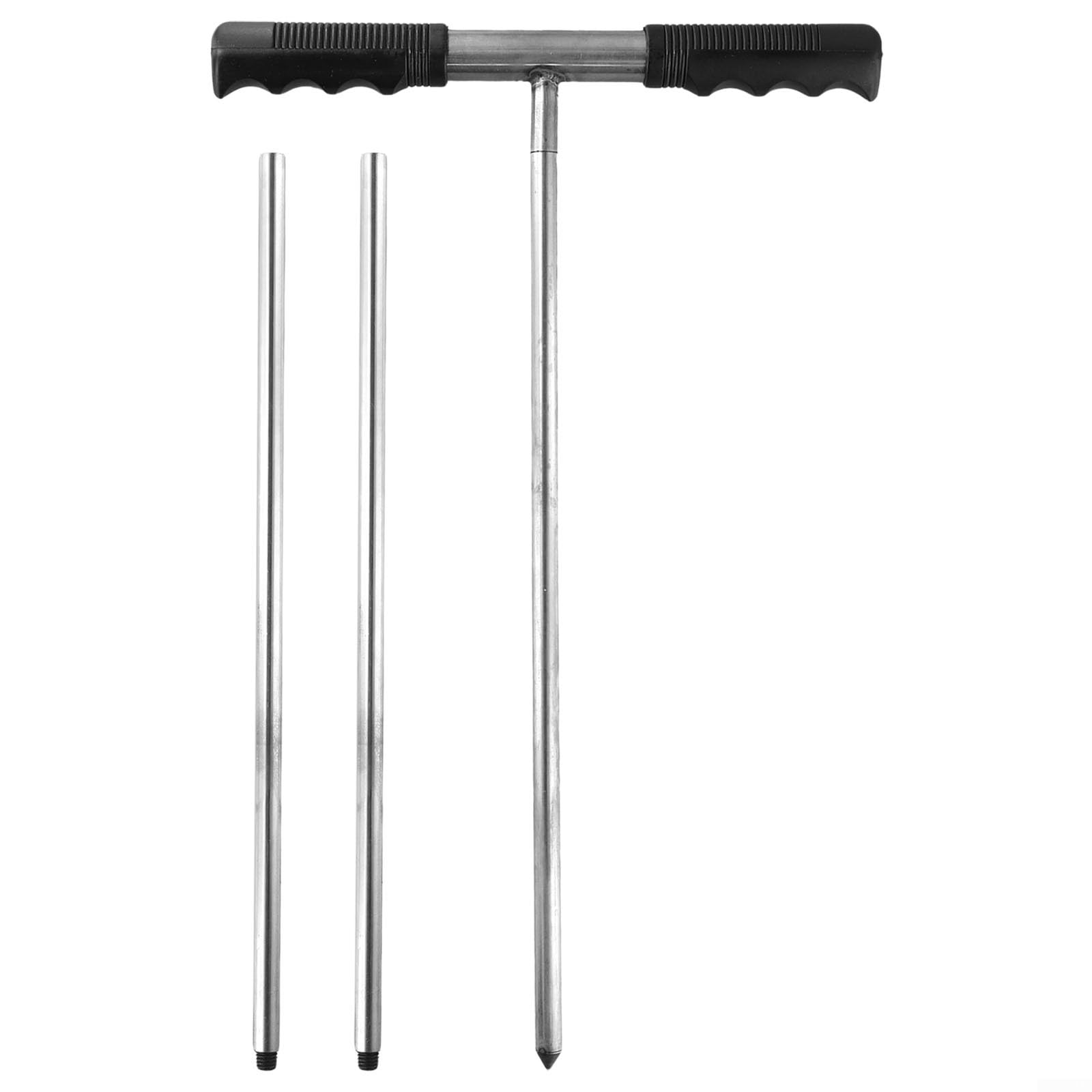 Oniissy Tige de sonde de sol en acier inoxydable, 81,3 à 122 cm de hauteur pour localiser les tuyaux souterrains de fosse septique