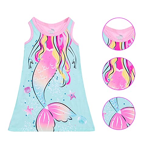 Yruboha Girls Mermaid Pajamas Sets Pjs Nightgowns Pajamas Clothes For Girls #TOP3