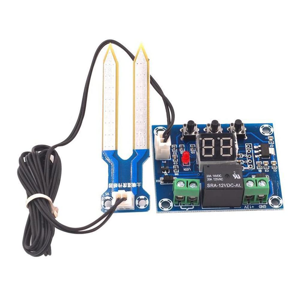Contrôleur D'Humidité Du Sol Fasizi 12V - Module Arrosage Automatique Avec Affichage Numérique
