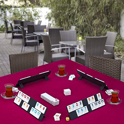 Star Rummy Tile/Okey Classic Set con 104 Fichas y Accesorios