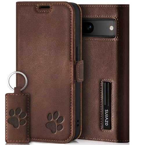 Protection intégrale Google Pixel 8 cuir mince anti-rayures et RFID