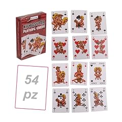 Idea Regalo - Un mazzo di 54 carte da gioco poker con le posizioni del kamasutra sexy hot gadget per adulti