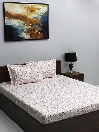 Raymond Home Jazzy Cotton Rich 120 TC Double Bedsheet with 2 Pillow Covers (B0CDC6V9VS) Amazon Price History, Amazon Price Tracker