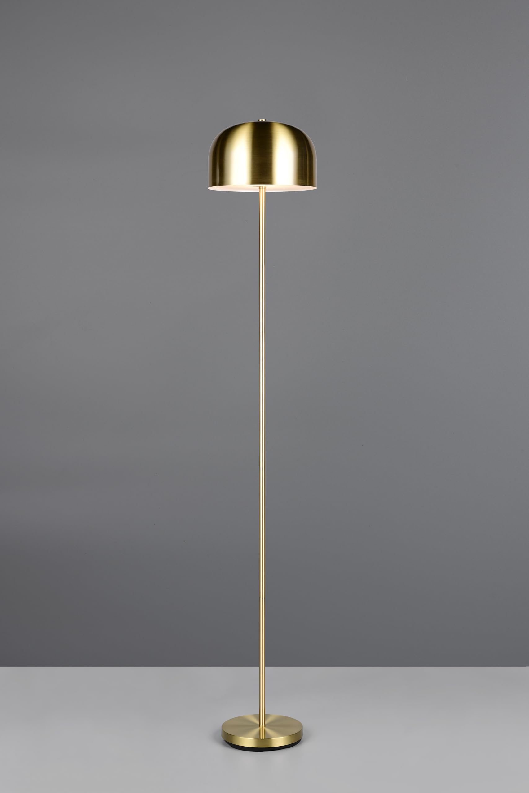 Reality Leuchten Jeff R49151108 - Lampada a stelo a LED, in ottone opaco, con LED da 2,5 Watt