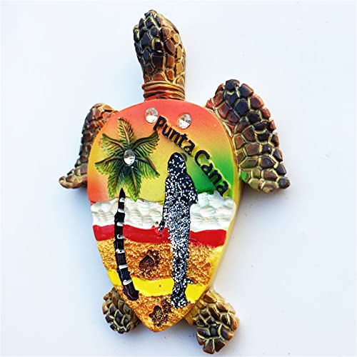 Imán de Nevera Decorativo Tortuga Marina Punta Cana miniatura 4