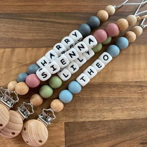 Personalized Pacifier Clip with Name