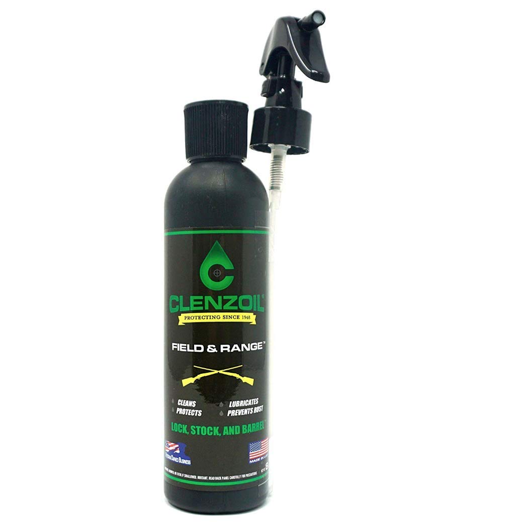 CLENZOILField & Range Trigger Sprayer Bottle - CLP Gun Lubricant - Premium Firearm Maintenance - Rust Preventative - 8 oz Trigger Sprayer Bottle