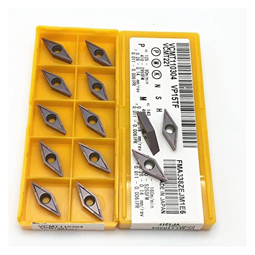 Herramienta de torneado Carbide VCMT110304 VP15TF 10 piezas miniatura 5
