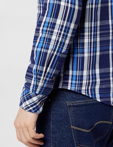 Image of Pepe Jeans Men's Regular Fit Full Sleeve Checkered Cotton Casual Shirt | Check Shirt for Man | Smart & Stylish | Multiple Styles | Mens Casual Shirts