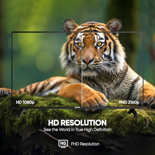 Nikai FHD LED Smart TV, Built-In Wi-Fi, 2 HDMI, Quad Core Processor, Ultra-Slim Design, Sleep Timer, Auto Power Off, NTV4300SLEDT 2 Years Warranty