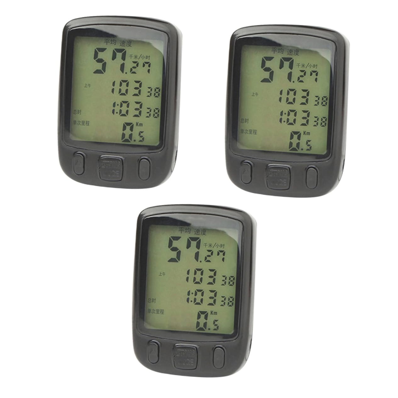 INOOMP 3Pcs Cyclette Bicicleta Estatica Para Ejercicios Excersize Bike Cyclette Ciclo Computer Computer Bici Ciclo Tachimetro Bici Tachimetro Contachilometri Bicicletta Apparecchio