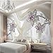 Produktbild Meaosy Wohnkultur Foto Hintergrund Tapete Wohnzimmer Fotografie Diamond Hotel Bad große Wand Kunst Wandmalerei-120x100cm
