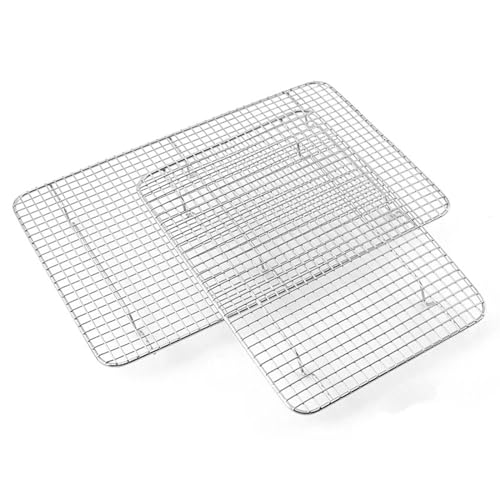 Grille de barbecue en inox antiadhésive 30x23cm pour cuisson au four - 2