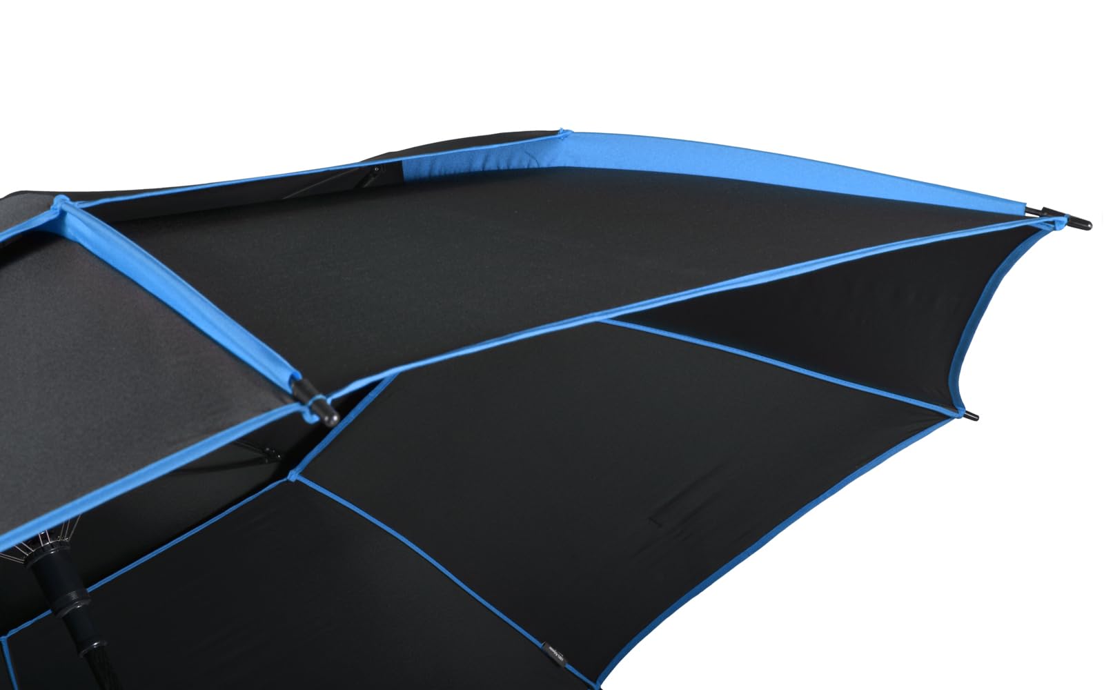 iX-brella Paraguas de golf de fibra XXXL de 146 cm, automático, doble techo con cubierta de ventilación