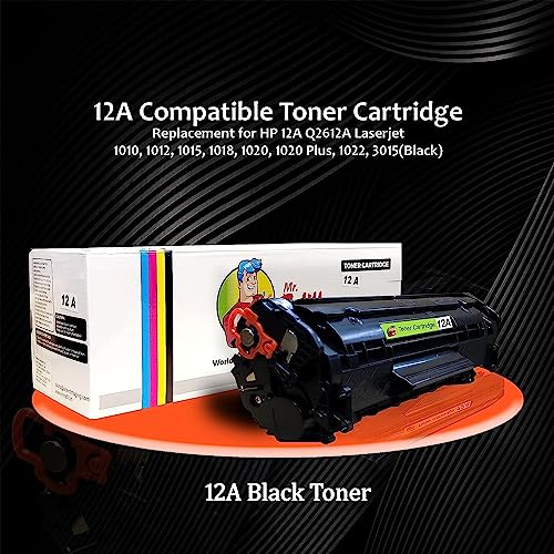 Image of 12A Compatible Toner Cartridge Replacement for HP 12A HP-1020 /1018 /1319 /CANON LBP2900 /HP-1010