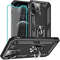 Yiakeng For IPhone 12 Case / 12 Pro Case: Screen Protector Military Grade Protective Cases