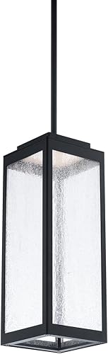 WAC Lighting dweLED, Amherst 6in LED colgante al aire libre 3000K en negro