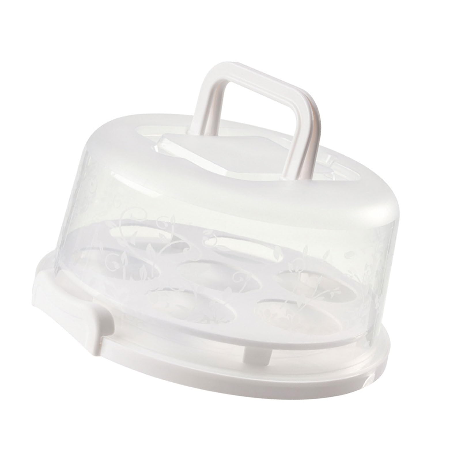 MICFENY Multipurpose Cake Carriers With Lid Convenient Cake Carrying Box Container with Handle for Parties and Gatherings