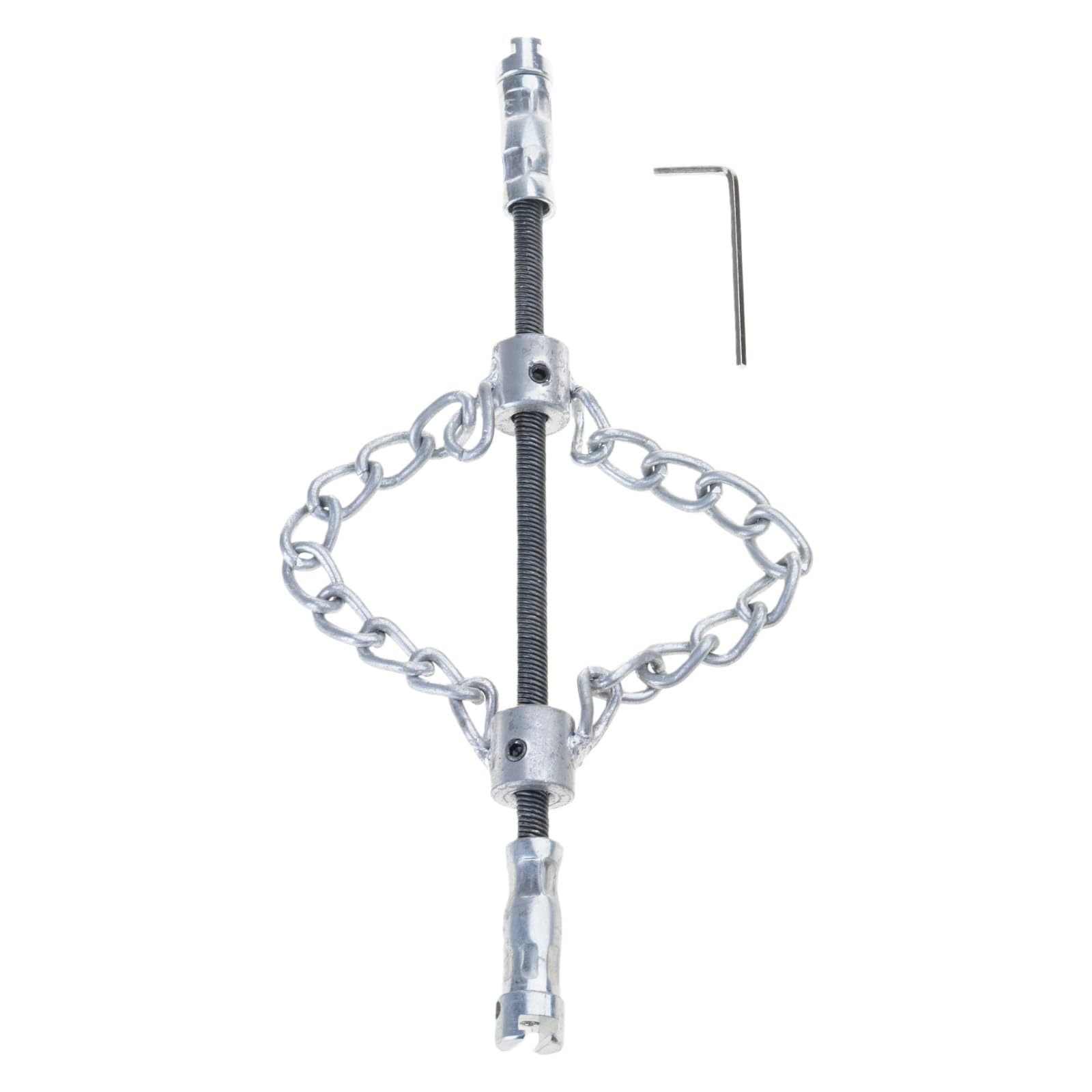 Tsophreniq Flexible Shaft Drain Cleaner Chain High Strength Metal Pipe Descaling Tool With Interchangeable Heads For Efficient Clog Removal Household Pipe Maintenance Chain