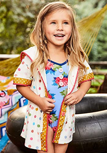 Matilda Jane TerryCloth Sunfish Swim Cover Up (polka dot) Size-64