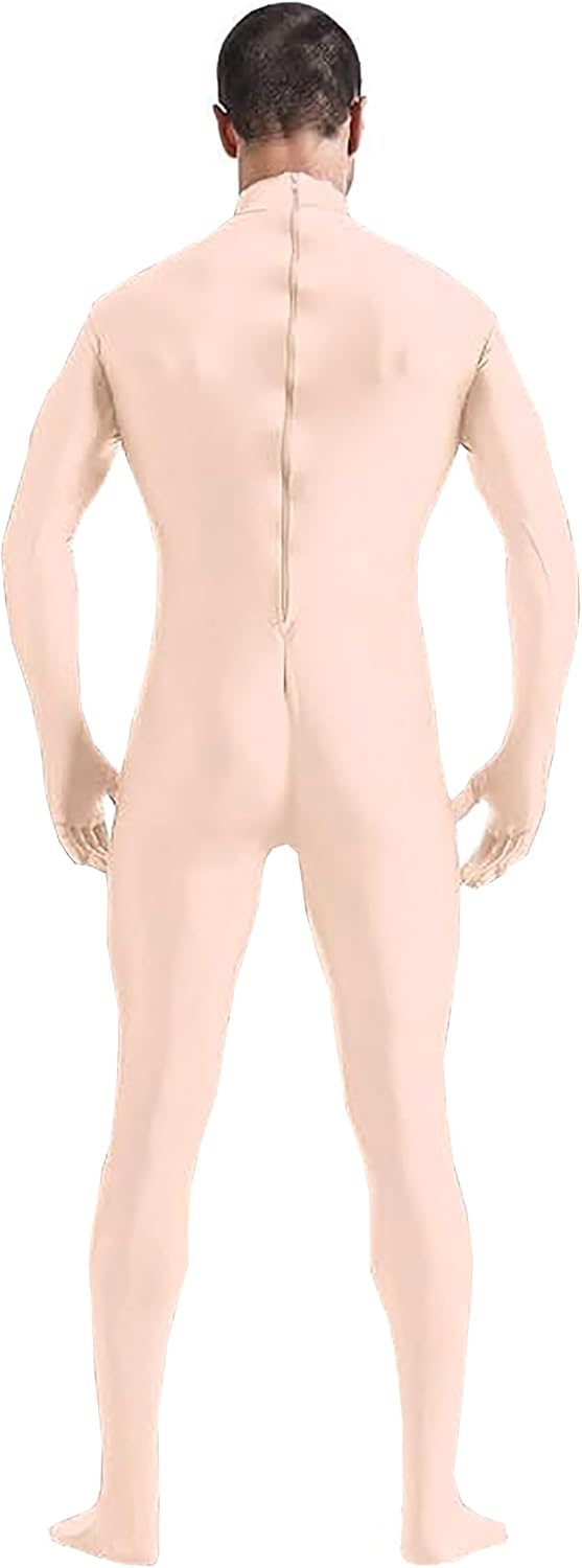 Unisex Adult Spandex Zentai Unitard Stretch Bodysuit Costume Without Hood