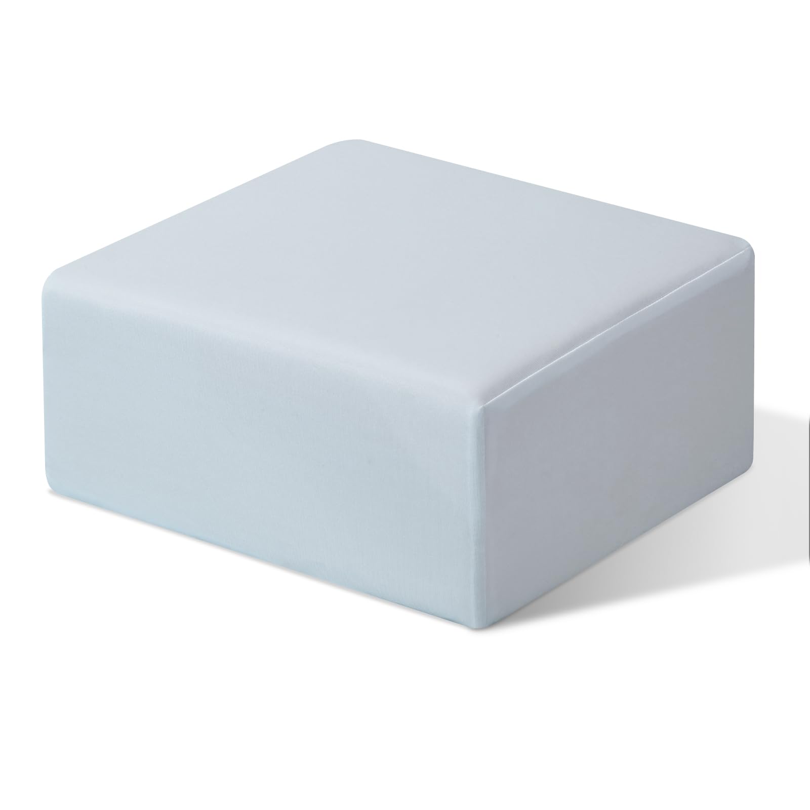 Cube Memory Foam Pillow for Side Sleepers(14"x14"x6" Large and Thick), Cervical Pillow for Neck and Shoulder Pain Relief, Coach Pillow, Travel Pillow, Gray