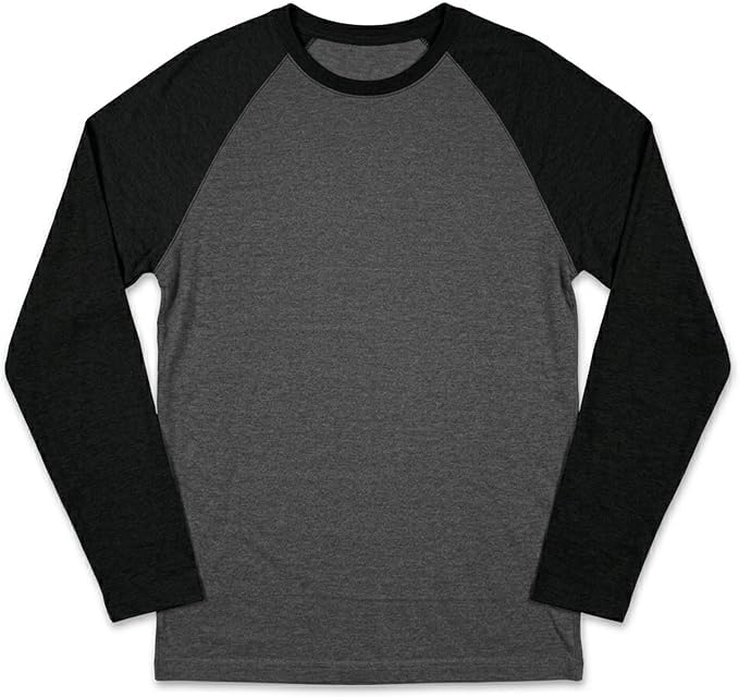 Image of R Cube Men's Henley Shirts Raglan Long Sleeve Casual Slim Fit Lightweight Fashion T-Shirts