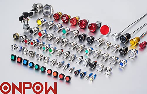 16Mm Momentary Tri-Color (Rgb) Push Button Switch, 12V Ring Led Illuminated, Stainless Steel Water Proof(Pack Of 2) #TOP5