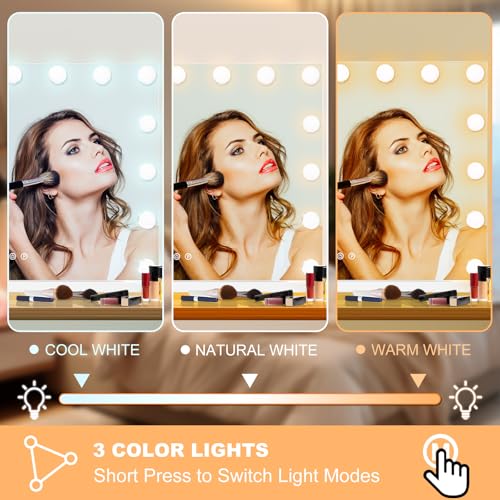 LED Vanity Mirror with Bluetooth