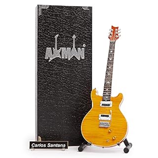 Carlos Santana (Santana) – Supernatural : Réplique de guitare miniature - Les Beatles, Paul McCartney, John Lennon, RIngo Starr, George Harrison