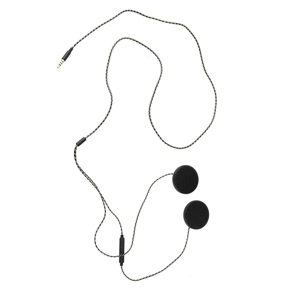 EVGATSAUTO Motorrad Helm Headset 2-teiliges TPE Kopfhörer Lautsprecher unterstützen Freisprechen