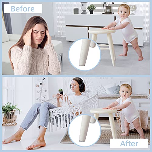 Ohiyoo Felt Furniture Pads, 10 Pack Self Adhesive Furniture Felt Pads, Heavy Duty Furniture Pads For Hardwood Floors Chair Wall Protector, Non Slip Felt Pad Large Felt Sheets 8 X 8 Inch (Grey) #TOP5