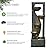 Sunlinua Outdoor-Water-Fountain Waterfalls Garden Fountain 5-Tier Outdoor Floor Standing Water Fountains with Natural Stones, LED Lights, Pump for Garden, Living Room, Patio, 49.2 Inches Tall