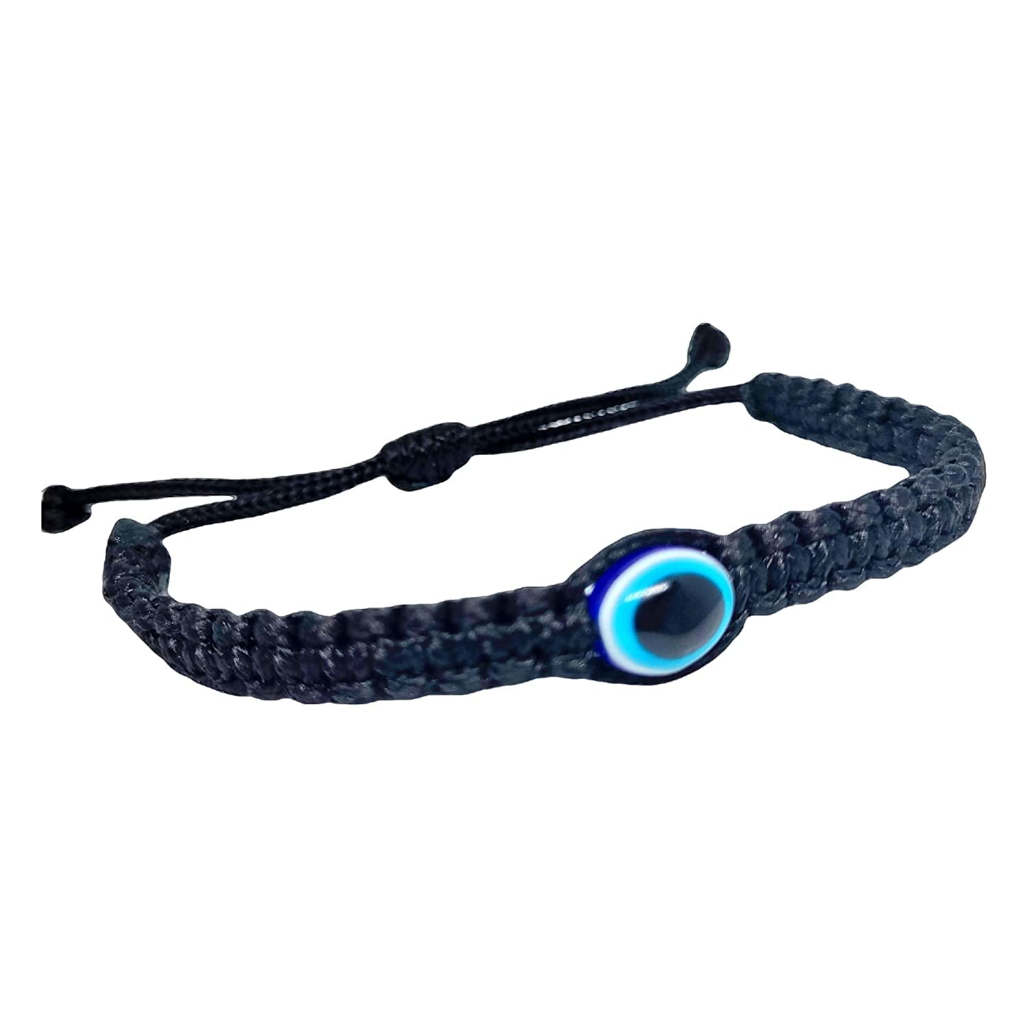 DICHKAU Bracelet Evil Eye Bracelet For Women Men Boys Girls Kids For Positive Vibes Black Evil Eye Bracelet All Age Group Adjustable Sliding Knot |Size- Free Size| Colour- Black (B09YVDX7JW) Amazon Price History, Amazon Price Tracker