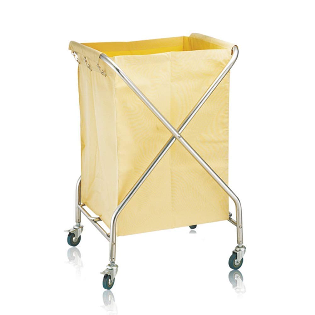 Carros de almacenamiento, carros móviles de cocina, carro clasificador de ropa plegable con rueda de freno universal, carro de recogida de hotel, carro con ruedas para servicio de habitaciones, c