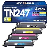 Liste d’emballage: 4 cartouches de toner compatibles pour Brother TN247 TN243 TN-243CMYK TN-247 TN243CMYK TN 243