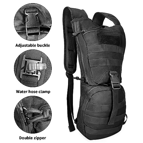 Tactical-Molle-Water-Backpack-Hydration-Backpack-Running-Backpack-Lightweight-Hydration-Backpack-with-25L-Water-Bladder-for-Men-Hiking-Backpack-Pack-for-Cycling-Race-Marathon-Camping