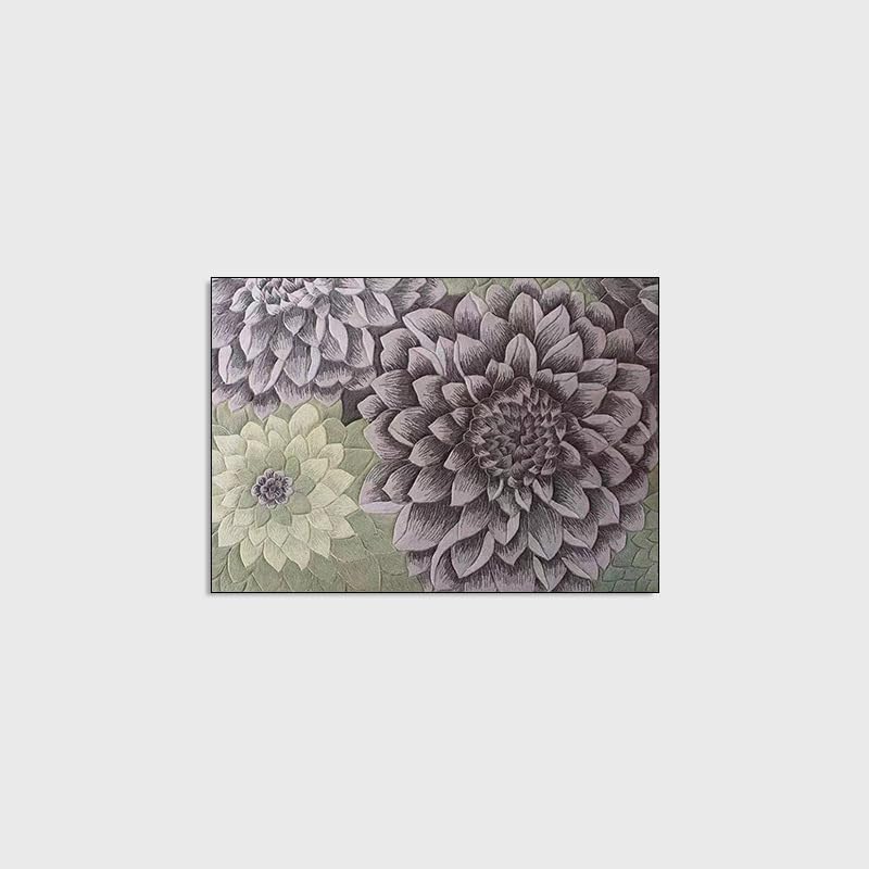 Tapis de salon moderne Fleurs 4 pour protéger les sols avec style