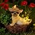 Glintoper Solar Garden Statue Dog Figurine, 8.7" Outdoor Resin Puppy Whimsical Lawn Porch Yard Art, Birthday Mothers Day Ideal Gifts, Lighted Shar Pei Ornaments for Patio Pathway Yard Decoration ?