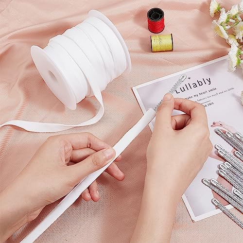 BENECREAT 27 Yards(25m) Underwire Replacement Bra Cover Band Ribbon - Image 3