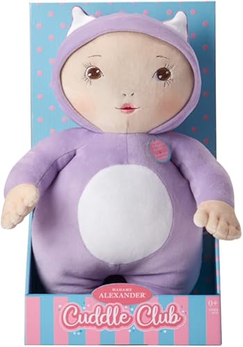 Miniatura 2 de Madame Alexander Muñeca de gatito Snuggle Nugget de 14 pulgadas, tono de piel medio