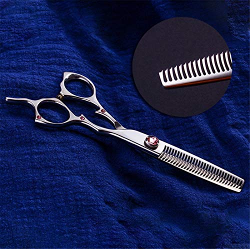 Ciseaux amincissants de coiffure en acier 6 pouces double queue