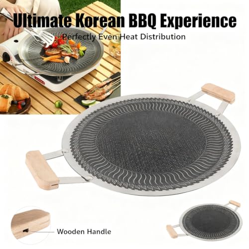 Poêle barbecue coréen pour extérieur et camping lors de vos repas d'été